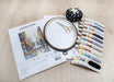 Cross Stitch Kit LetiStitch - Sunset on 5th Avenue - HobbyJobby