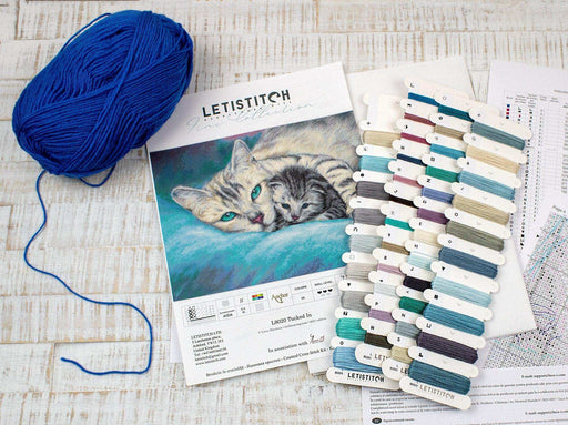 Cross Stitch Kit LetiStitch - Tucked In / Fine Collection - HobbyJobby