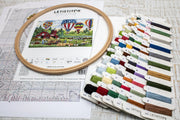 Cross Stitch Kit LetiStitch - Up up and Away, L8048 Cross Stitch Kits - HobbyJobby
