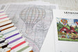 Cross Stitch Kit LetiStitch - Up up and Away, L8048 Cross Stitch Kits - HobbyJobby