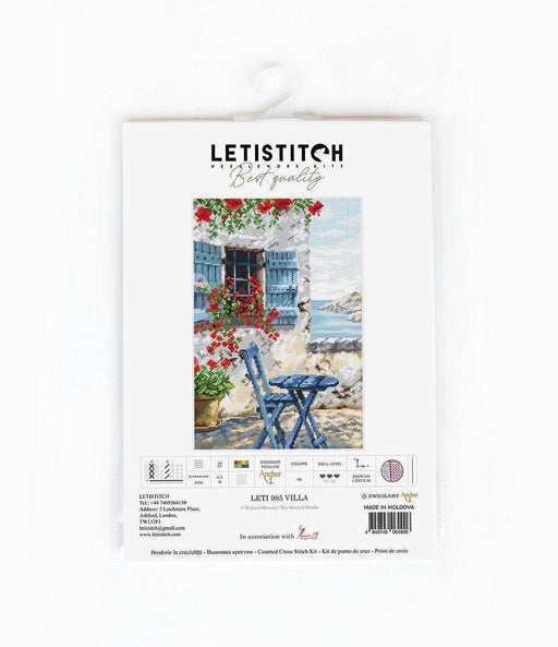 Cross Stitch Kit LetiStitch - VILLA - HobbyJobby