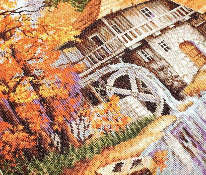 Cross Stitch Kit Luca-S - Autumn Landscape, B481 - Luca-S