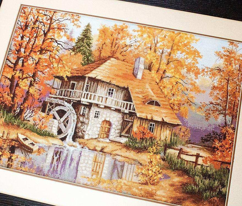 Cross Stitch Kit Luca-S - Autumn Landscape, B481 - Luca-S