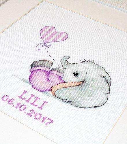 Cross Stitch Kit Luca-S - Baby Girl, B1133 - Luca-S