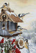 Cross Stitch Kit Luca-S - Bird House, BU4021 - HobbyJobby