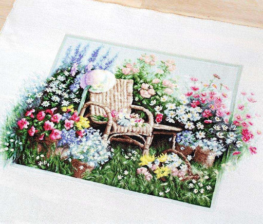 Cross Stitch Kit Luca-S - Blooming Garden, B2344 - Luca-S