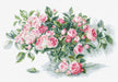 Cross Stitch Kit Luca-S - Bouquet of Pink Roses BL22866 Cross Stitch Kits - HobbyJobby