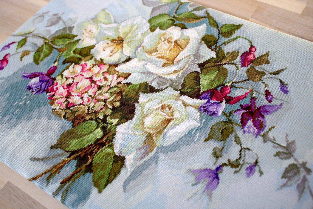 Cross Stitch Kit Luca-S - Bouquet of roses BA2363 - HobbyJobby