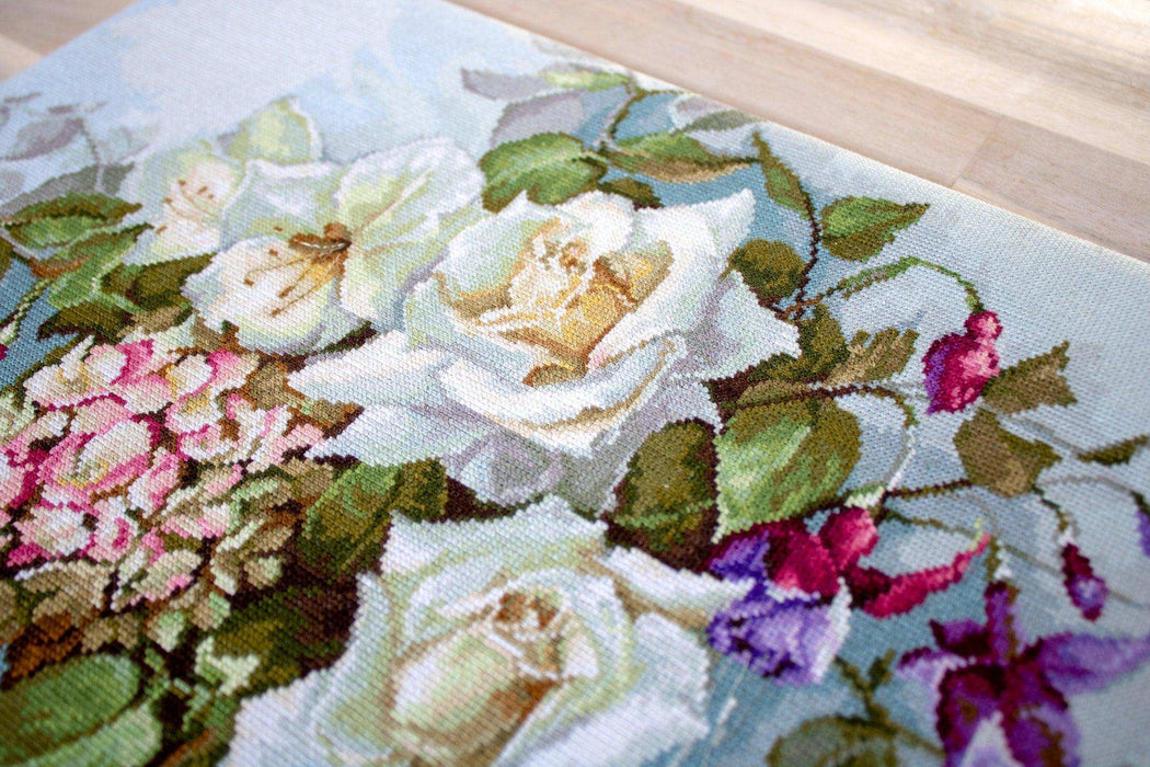 Cross Stitch Kit Luca-S - Bouquet of roses BA2363 - HobbyJobby