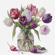 Cross Stitch Kit Luca-S - Bouquet of Tulips Cross Stitch Kits - HobbyJobby