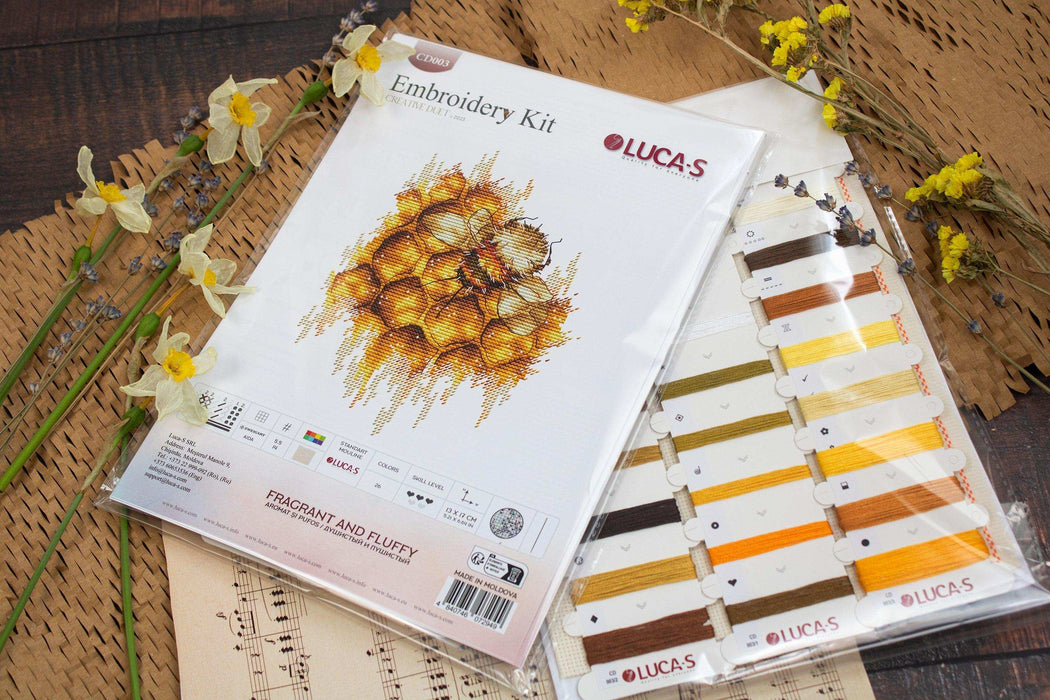 Cross Stitch Kit Luca-S - CD003 Fragrant and fluffy Cross Stitch Kits - HobbyJobby