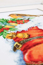 Cross Stitch Kit Luca-S - Christmas boot Cross Stitch Kits - HobbyJobby