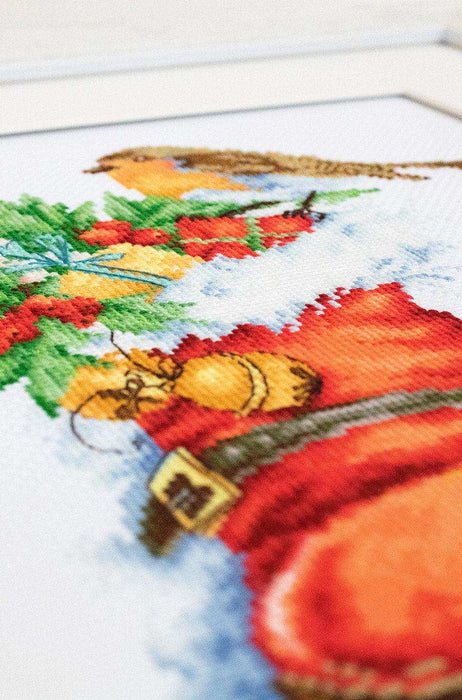 Cross Stitch Kit Luca-S - Christmas boot Cross Stitch Kits - HobbyJobby
