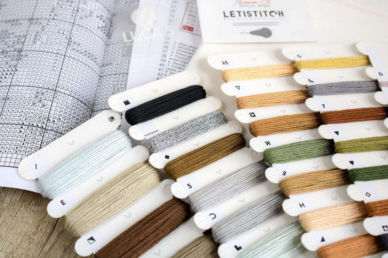 Cross Stitch Kit Luca-S - Dreaming of a White Christmas - HobbyJobby