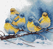 Cross Stitch Kit Luca-S - Eastern Bluebirds, BU5028 Cross Stitch Kits - HobbyJobby