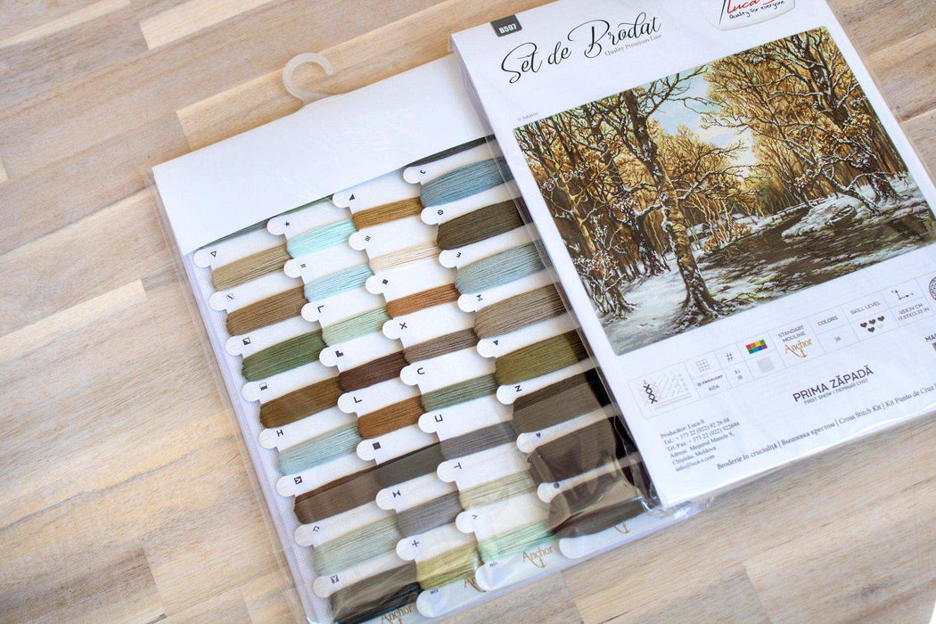 Cross Stitch Kit Luca-S - First Snow, B597 - HobbyJobby
