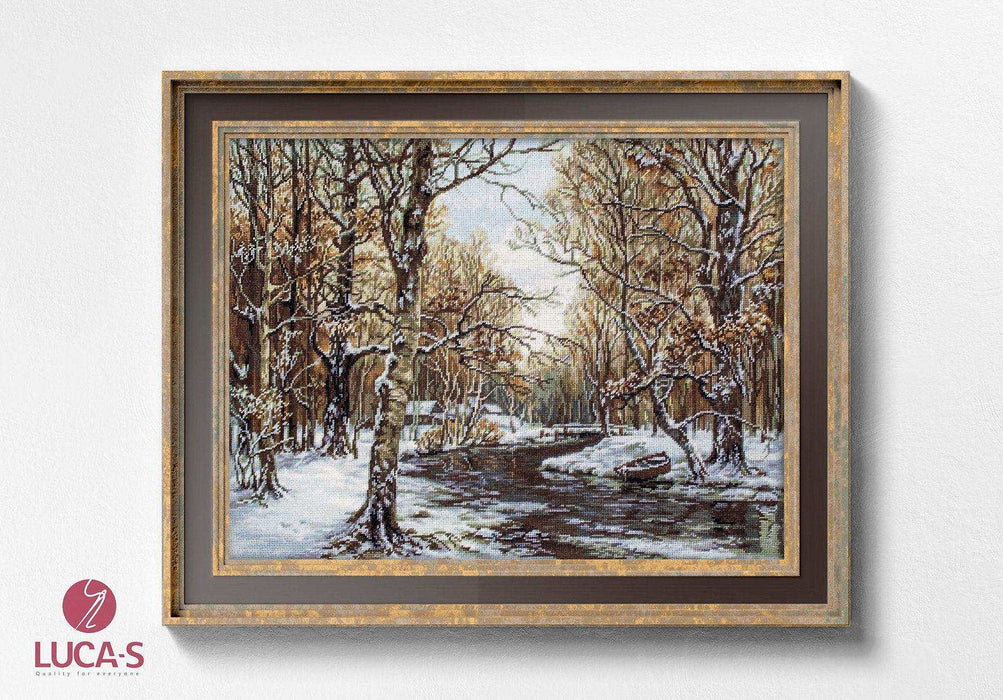 Cross Stitch Kit Luca-S - First Snow, B597 - HobbyJobby