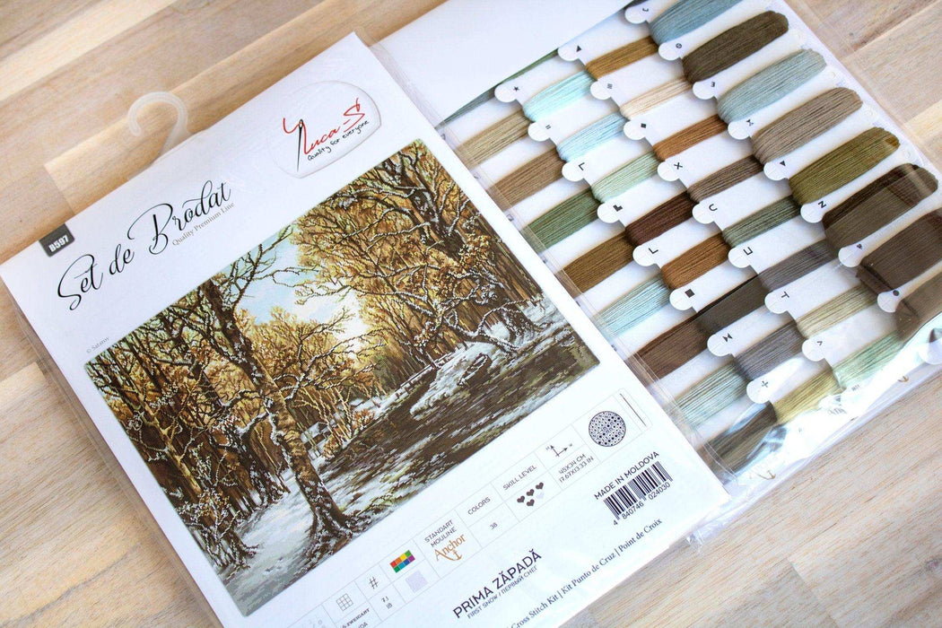 Cross Stitch Kit Luca-S - First Snow, B597 - HobbyJobby