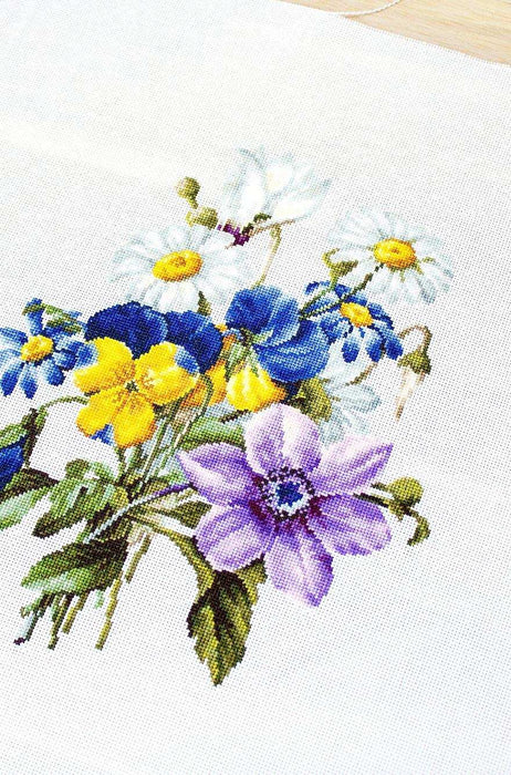 Cross Stitch Kit Luca-S - Flower Bouquet, B2348 - Luca-S