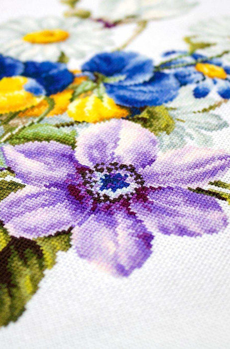 Cross Stitch Kit Luca-S - Flower Bouquet, B2348 - Luca-S