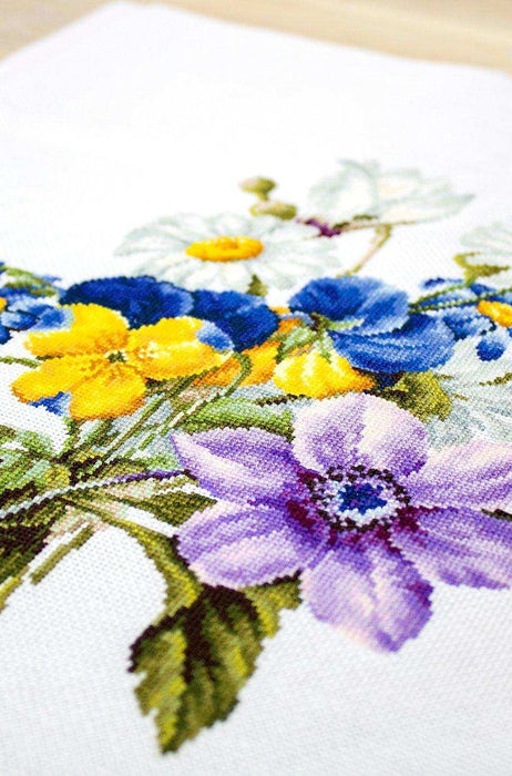 Cross Stitch Kit Luca-S - Flower Bouquet, B2348 - Luca-S