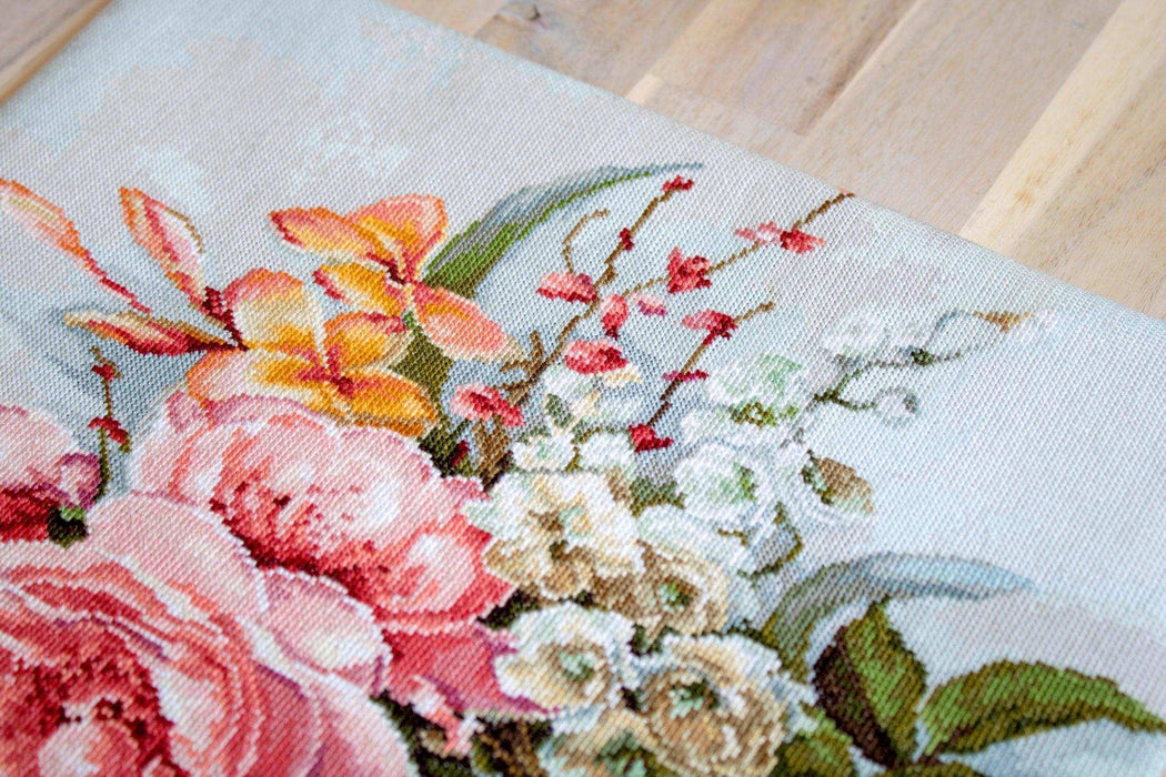 Cross Stitch Kit Luca-S - Flower bouquet BA2364 - HobbyJobby