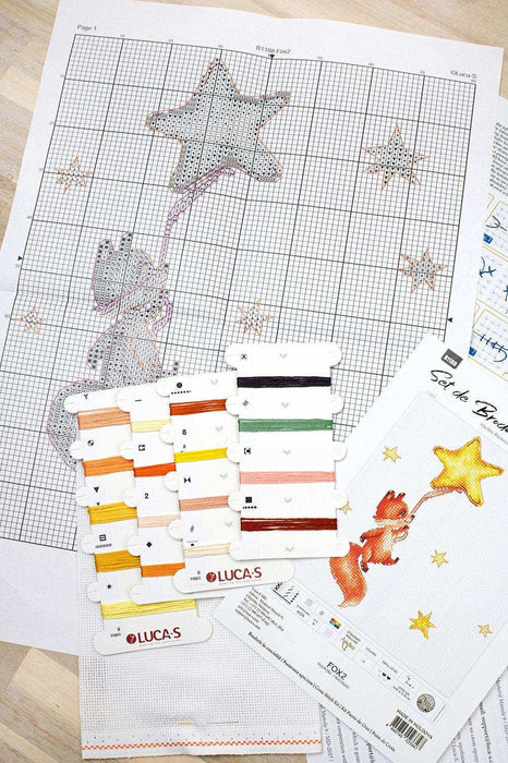 Cross Stitch Kit Luca-S - Fox (No.2) - HobbyJobby
