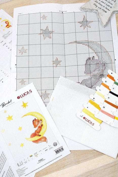 Cross Stitch Kit Luca-S - Fox (No.3) - HobbyJobby