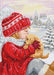 Cross Stitch Kit Luca-S - Girl Kissing Puppy, BU5027 Cross Stitch Kits - HobbyJobby