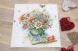 Cross Stitch Kit Luca-S Gold - April Bouquet - HobbyJobby