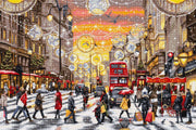 Cross Stitch Kit Luca-S GOLD - Christmas Shopping, BU5007 - Luca-S