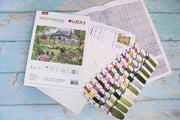 Cross Stitch Kit Luca-S GOLD - Cottage Garden, B2412 Cross Stitch Kits - HobbyJobby