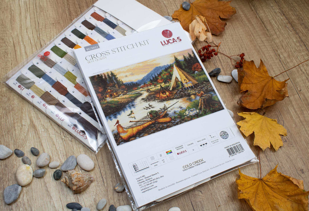 Cross Stitch Kit Luca-S - Gold Creek, BU5021 Cross Stitch Kits - HobbyJobby