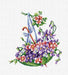 Cross Stitch Kit Luca-S - Green Umbrella, B101 Cross Stitch Kits - HobbyJobby