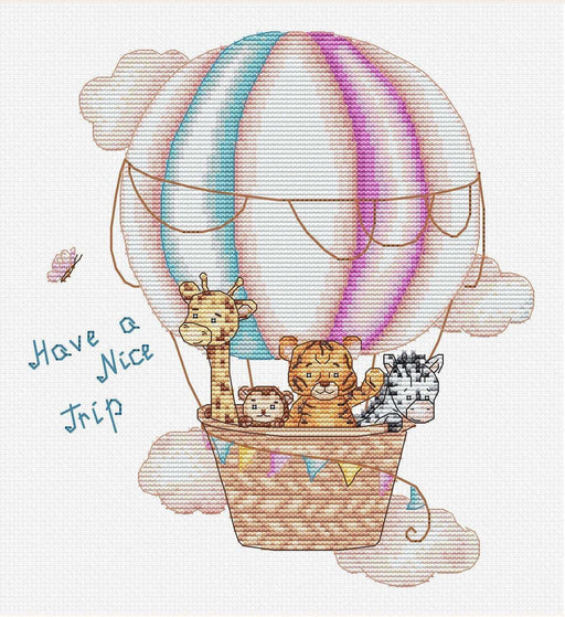 Cross Stitch Kit Luca-S - Have a Nice Trip - HobbyJobby