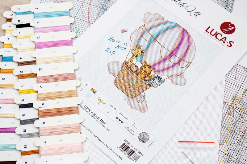 Cross Stitch Kit Luca-S - Have a Nice Trip - HobbyJobby