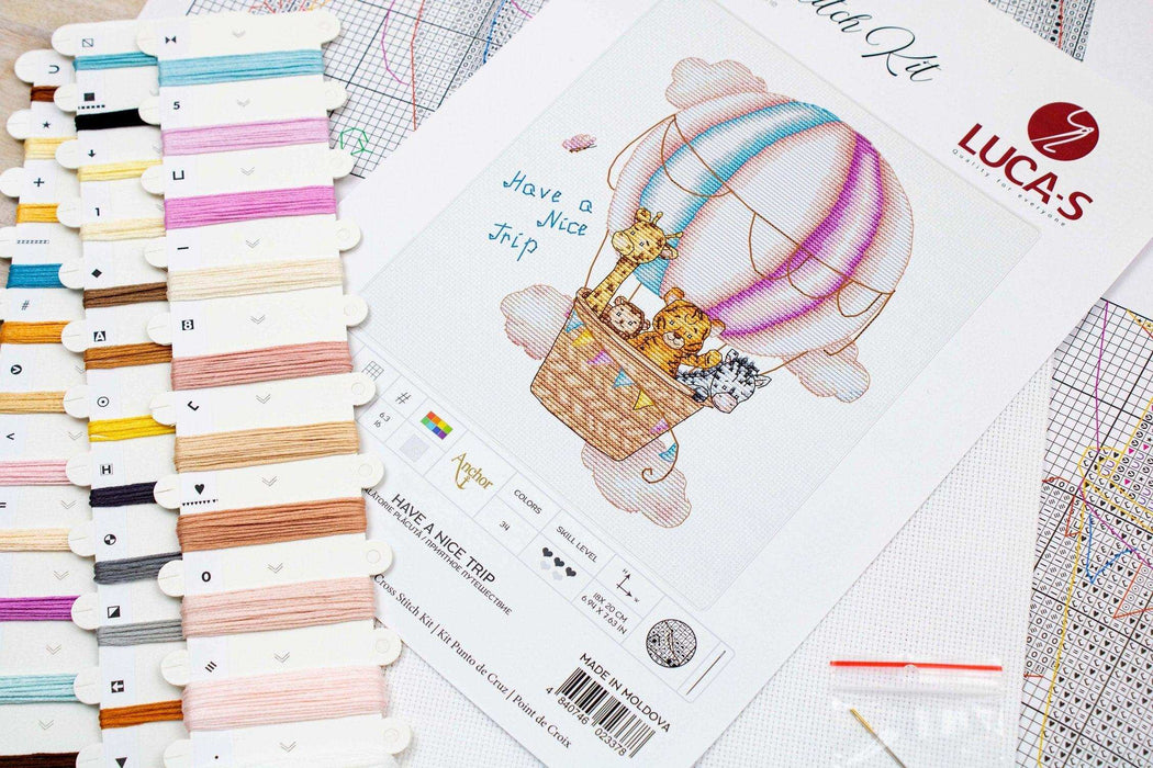 Cross Stitch Kit Luca-S - Have a Nice Trip - HobbyJobby