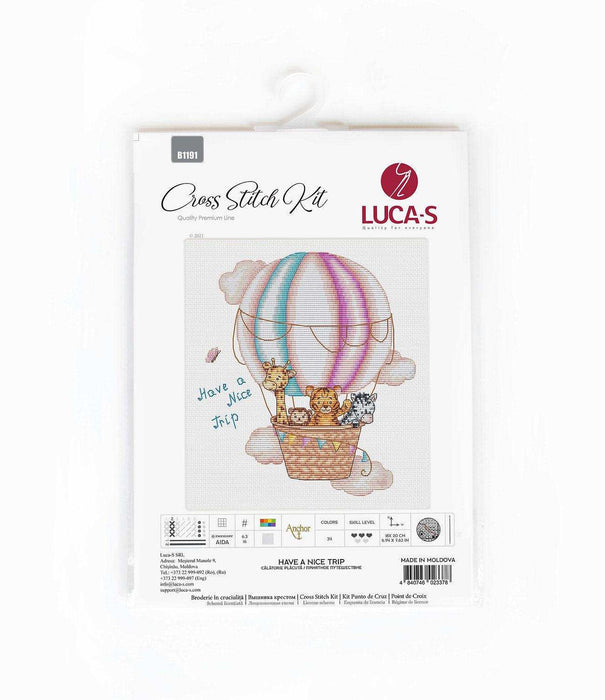 Cross Stitch Kit Luca-S - Have a Nice Trip - HobbyJobby
