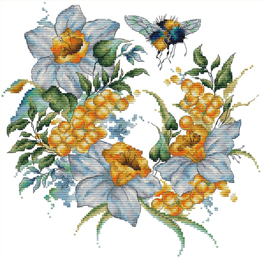 Cross Stitch Kit Luca-S - Honey Afternoon, CD001 Cross Stitch Kits - HobbyJobby