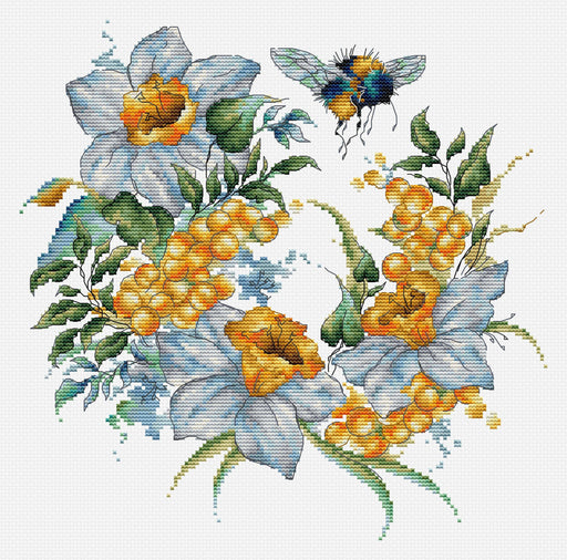 Cross Stitch Kit Luca-S - Honey Afternoon, CD001 Cross Stitch Kits - HobbyJobby