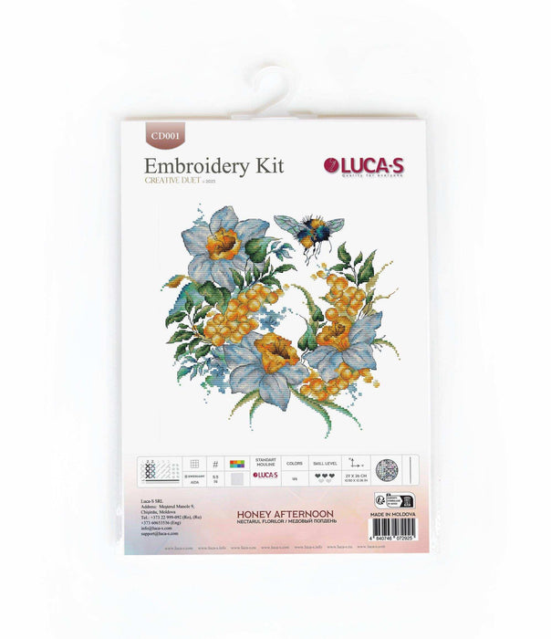 Cross Stitch Kit Luca-S - Honey Afternoon, CD001 Cross Stitch Kits - HobbyJobby