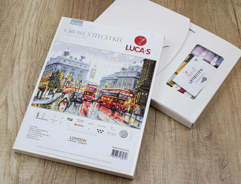 Cross Stitch Kit Luca-S - London, BU5006 - Luca-S