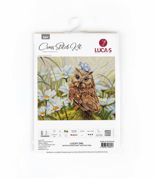 Cross Stitch Kit Luca-S - Lucky Owl, B7011 - Luca-S