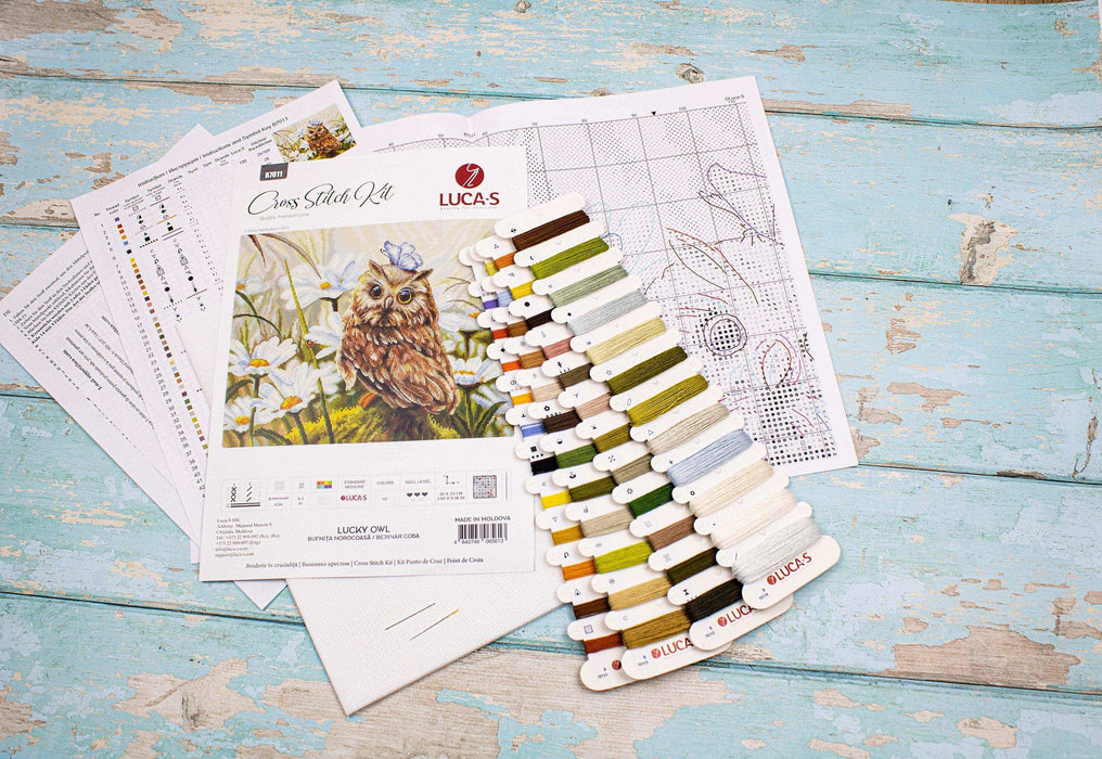 Cross Stitch Kit Luca-S - Lucky Owl, B7011 - Luca-S