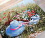 Cross Stitch Kit Luca-S - Meadow with poppies, BU4020 - HobbyJobby