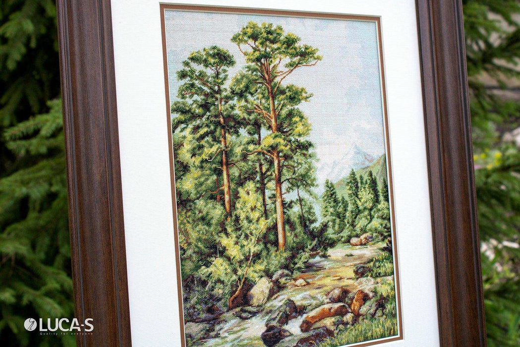 Cross Stitch Kit Luca-S - Mountain river B522 - Luca-S