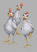 Cross Stitch Kit Luca-S - My chickens, CD004 Cross Stitch Kits - HobbyJobby
