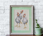 Cross Stitch Kit Luca-S - My chickens, CD004 Cross Stitch Kits - HobbyJobby