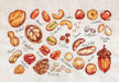 Cross Stitch Kit Luca-S - Nuts and seeds, B1165 - Luca-S