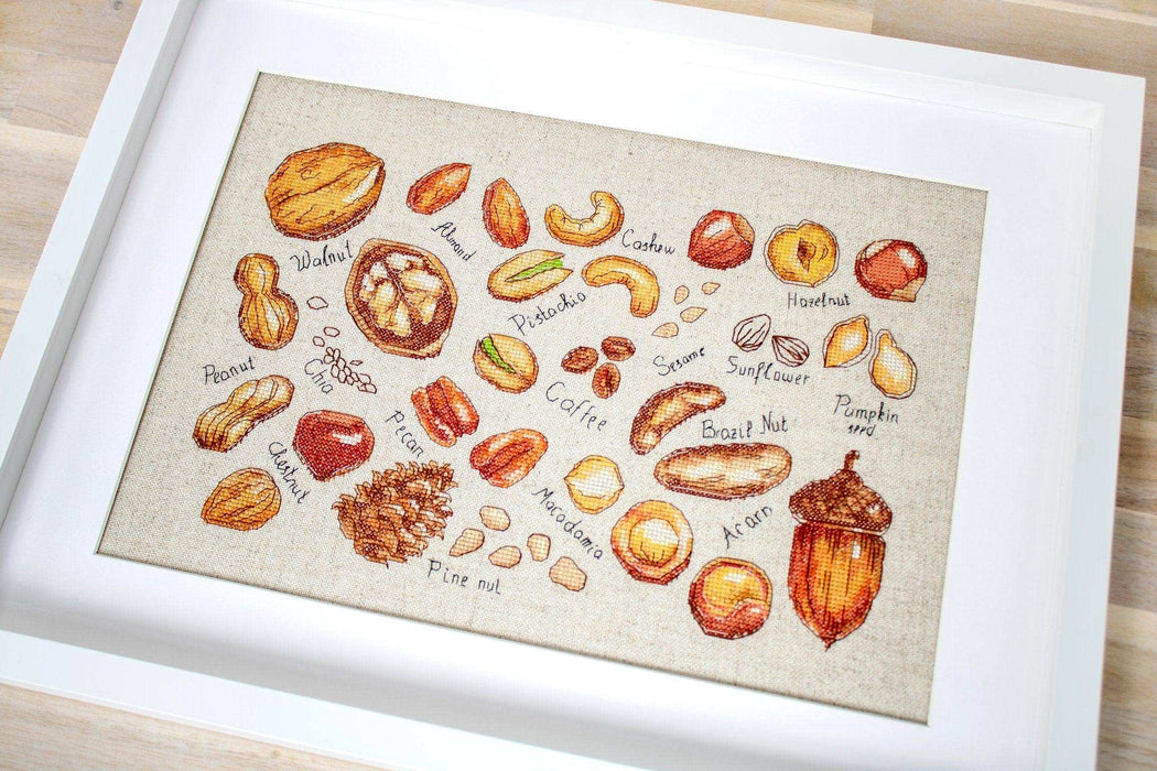 Cross Stitch Kit Luca-S - Nuts and seeds, B1165 - Luca-S